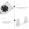 KOMBIUDA 1 Set Vertical Base with Cooling Fan for USB