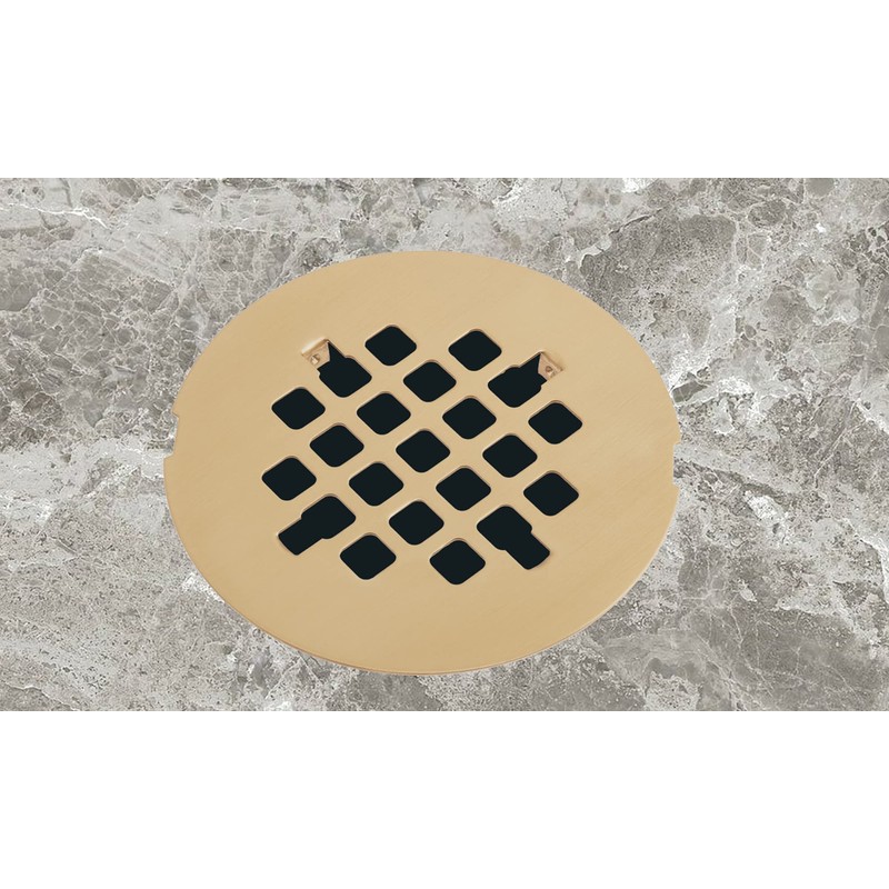 Artiwell 4-1/4” OD Snap-in Shower Drain Cover, Round Shower Drain