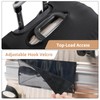 OrgaWise Clear Luggage Cover, For Suitcase Tsa Approved Transparent TPU