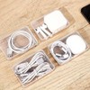 Pack of 6 Mini Rectangular Plastic Boxes, 10.5 x 7.5
