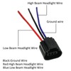 H13 9008 Headlight Socket Converter Kit, Headlights Wiring Harness Socket