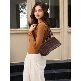 CLUCI Small Shoulder Bags,Purses for Women Vegan Leather Crossbody Handbag Clutch Hobo Purse