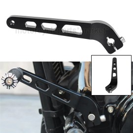 Unbranded Black Shift Lever For Harley Dyna Fat Street Bob Softail Deluxe FLSTN Breakout