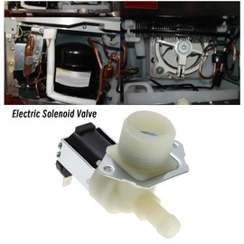 OTOTEC Electric Solenoid Valve AC220-240V 3/4 Inch Normally Closed Water Inlet Flow Switch Valve Quick Connection for Washing Machines