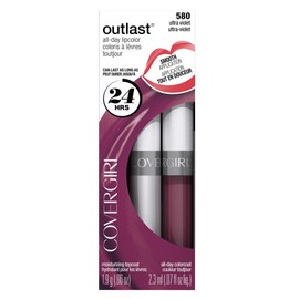 COVERGIRL Outlast All-Day Moisturizing Lip Color Ultra Violet 580, .13 oz, Old Version (packaging may vary)