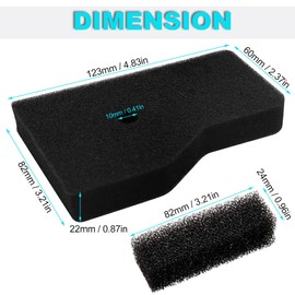 ZAMDOE Air filter for Honda EU2000i Generator, Replacement Filter Kit for Hon-da EU2000 EB2000 EB2000i, EB2000iT1, EU2000i, EU2000iT1, EU2000iK1 generator(2 Pack Air filter + Spark plug + Fuel filter)