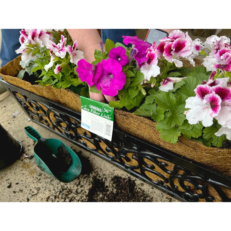 Bosmere F954 36-Inch Pre-Formed Replacement Coco Liner with Soil Moist