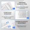 CZMOONSEE Pipe Pit GAGE Stainless Steel Measuring Gauge Pipeline Mine