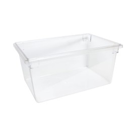 TrueCraftware- 17 Gallon Clear Food Storage Box Polycarbonate 18" X 26" X 12"- Food Storage Container Meal Prep Food Storage for Home Cafeteria Kitchen Pantry Organization Dishwasher Safe
