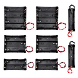 HTBMALL 18650 Battery Holder with Wire 3.7V 1 18650 Battery Holder, 7.4V 2 18650 Battery Holders, 11.1V 3 18650 Holders, 14.8V 4 18650-Holder Storge Box 2 for Each Type, Plastic Batteries Case, 8PCS