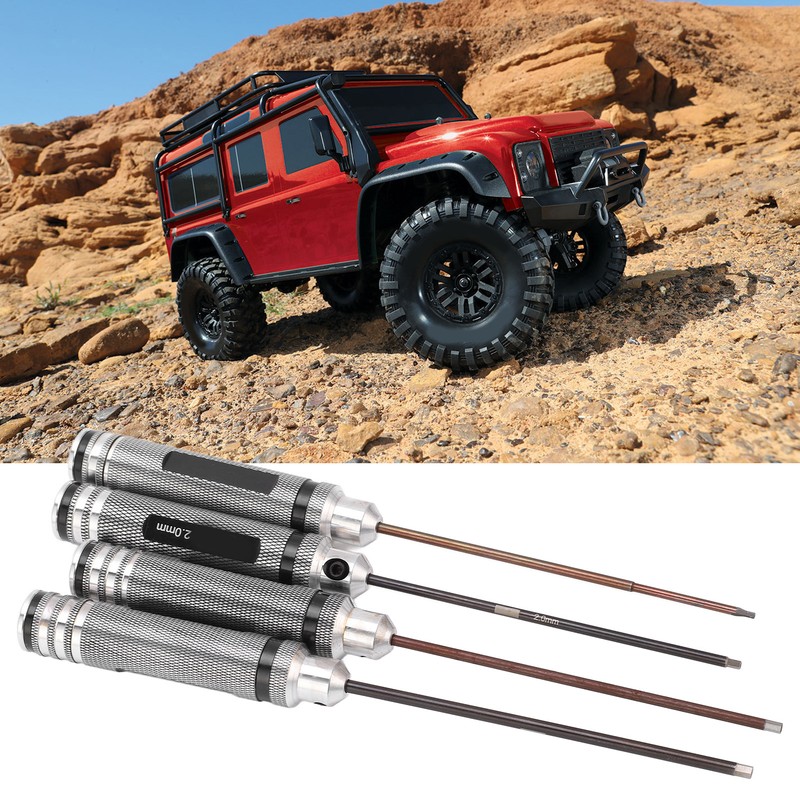4Pcs RC Repair Screwdrivers Hex Screwdriver Kit Installation and Maintenance
