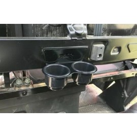 PBR Product POLARIS RANGER CREW 2018 and UP BLACK Back Seat JUMBO CUP HOLDERS