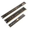 Hililand 3 Pieces 6.3/7.87/10.23 Inch PCB Circuit Board Ruler Multifunctional