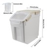 MXCELL 2Pcs Large Airtight Dog Food Storage Container With spoon