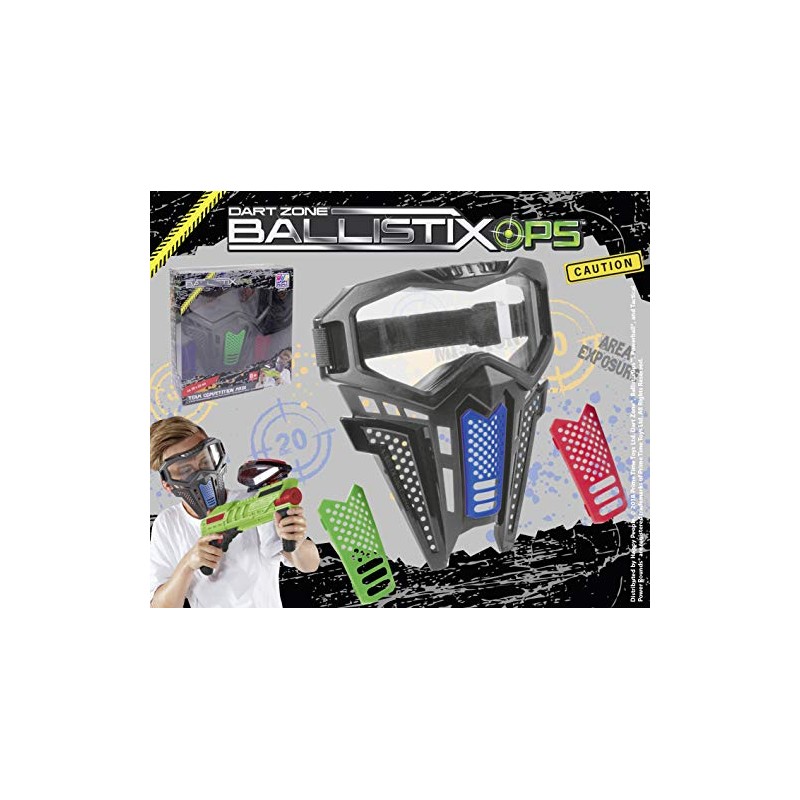 Happy People 16802 Dartzone Ballistixopsteam Competition Mask, Brown