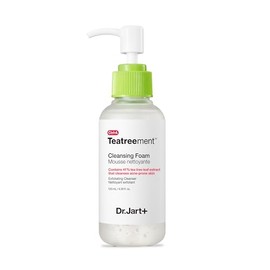 Dr.Jart+ Teatreement Cleansing Foam Korean Face Wash for Oily Skin | Korean Skin Care, 4.05 Fl Oz