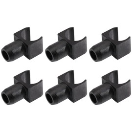 CHGCRAFT 6Pcs Replacement of The Wheelchair Seat Rail Guide Plastic Replacement Parts of Steel Standard Wheelchairs and Transport Chairs Wheelchair Supplier Fits 0.88 inch Inner Diameter