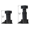 Berta 4-Pack, Cabinet Leveler Legs-330 lb Capacity, Leg-Adjusts from 4