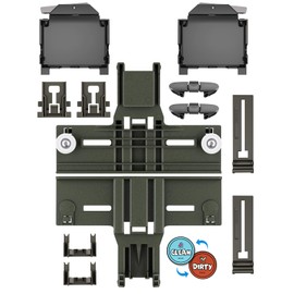 Upgraded W10350376 Dishwasher Upper Rack Adjuster & W10195372 W10195373 Dishrack Adjuster Housing for Kenmore/Whirlpool Dishwasher Parts Top Rack W10350374,W10195840,W10712394 Top Rack Parts,12Packs