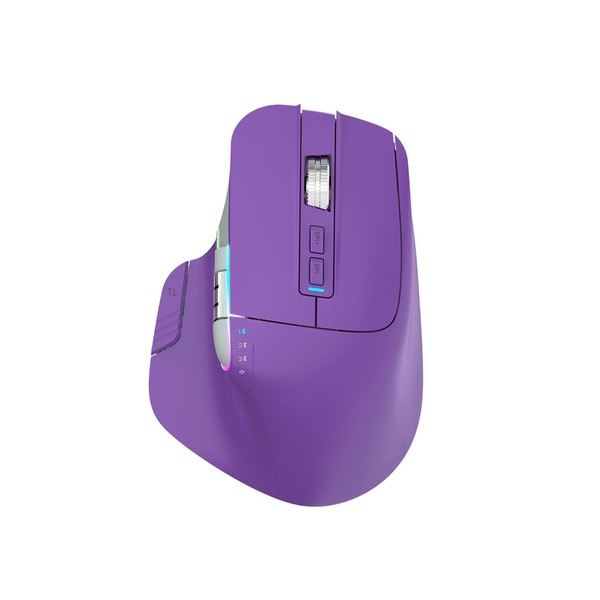 TISHLED Wireless Gaming Mouse Tri-Mode 2.4Ghz/Bluetooth 5.2/Wired USB-C with Two