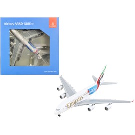 DCD Airbus A380-800 1/400 Scale White Striped Tail Commercial Aircraft Model 2023 Rugby for World Cup Sponsor for Airlines