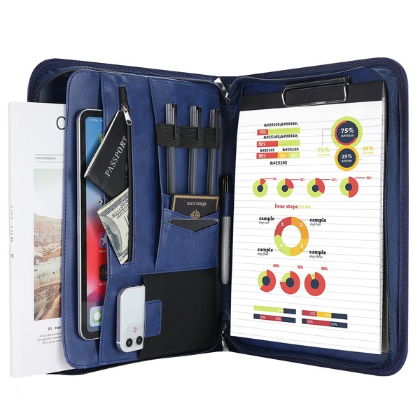 ProCase A4 Writing Case PU Faux Leather Conference Folder Portfolio