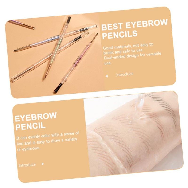 MERRYHAPY Eyebrow Pencils Pack of Thin Brow Pens Non-sweat Eyebrow