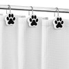 Sunlit Cute Paw Print Decorative Shower Curtain Hooks for Dog