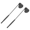 2PCS Candle Snuffer with Long Handle Bell Shape Metal Flame