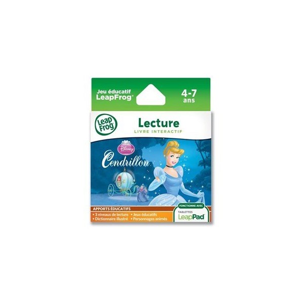 Leapfrog - 89029 - Jeu Éducatif et Scientifique - LeapPad 2 / LeapPad 3 / LeapPad Explorer / Leapster Explorer - Ultra E-Livre - Cendrillon