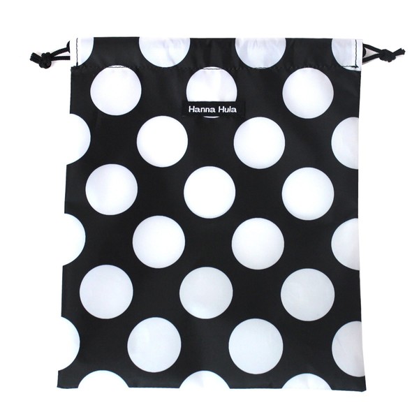 Hanna Hula Deodorizing Cloths, Medium, Black Dots