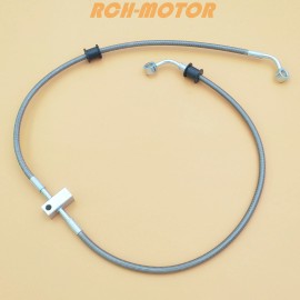 R&C Front Braided Brake Hose Line For Arctic Cat ATV Alterra 450 2016