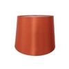 8" Faux Silk Orange Lampshades