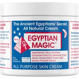 EGYPTIAN MAGIC - All Purpose Face & Body Cream, Moisturising Skin Care for Women & Men, Beauty Balm, Scar Cream aids Tend & Dry Skin, Stretch Marks, Psoriasis & Eczema Calming, 118ml Jar