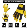 Escort Tools® Heavy Duty Leather Gardening Work Gloves, Thorn Proof,