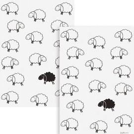 2-pk dish towels terry white size 45x70 cm