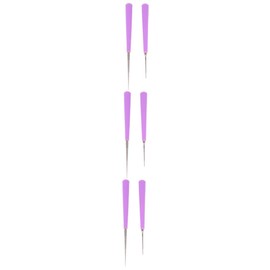 DOITOOL 6pcs Craft Bead Reamer Hole Opener Tool Violet for Drilling and Expanding Beads for Jewelry Making and Craft Supplies