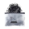 1000PCS, Mini Black Hair Rubber Bands with Storage Bag, Small