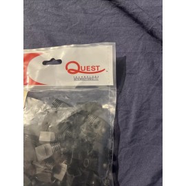 Quest Part # NMB-1001 Black Boot For RJ-45 Modular Plug - New Packs Of 50