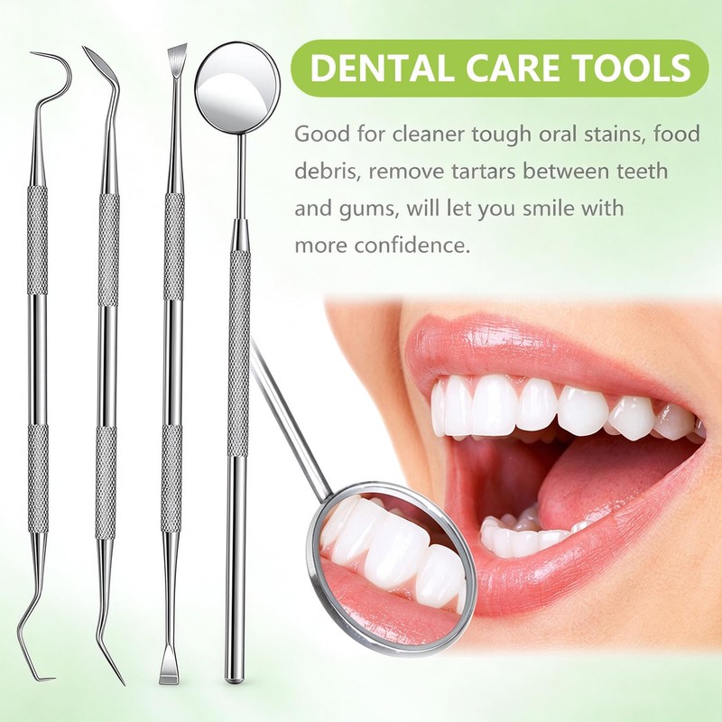 11 Pack Dental Tools PARYUNGR Teeth Cleaning Tool Kit, Stainless