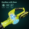 Leaf Blower Cordless - 21V Powerful Electric Leaf Blower with