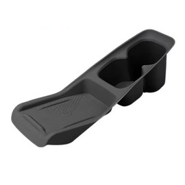 GV TECH Tapete para portavasos y Cargador Compatible con BYD Dolphin Mini 2024 2025 (Negro)