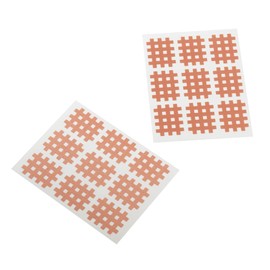 MEDICALCORNER24 Kinesiology Tape, 102 Cross Patches with tweezers, Plaster,/Plaster Acupuncture Plasters Pack Grid Tape,