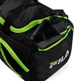 Fila Advantage Sport Bag, Black Neon, 19" Duffel