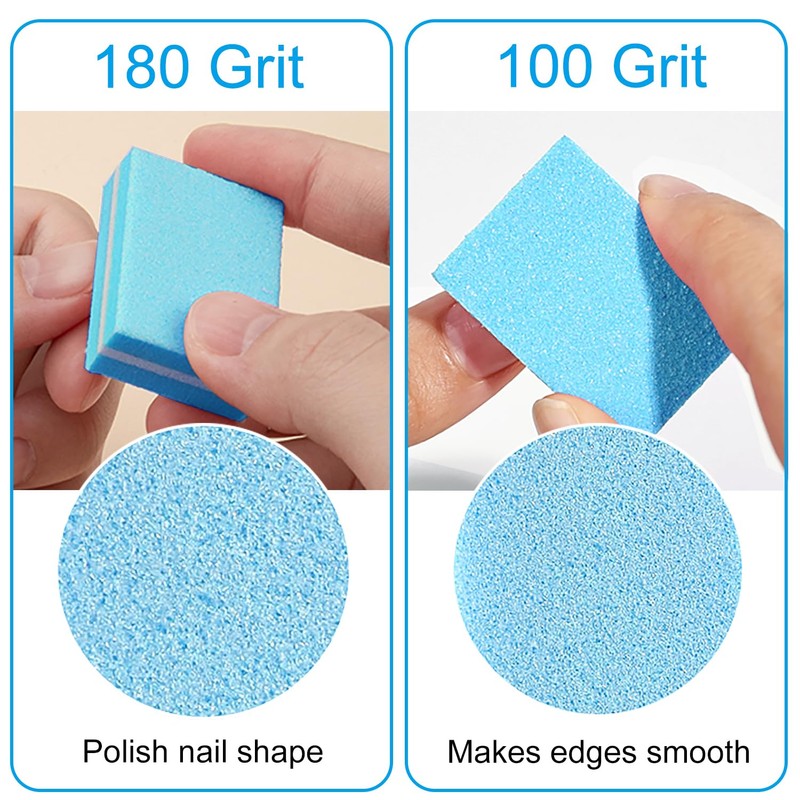 YPYMOD 30 PCS Nail Buffer Blocks, Professional Nail Sanding Blocks,