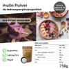 Inulin 750 g Soluble Fibre Vegan Vegetable Oligofructose