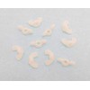 10 Pack 1/4-20 Nylon Wing Nuts - Off White(Natural Nylon