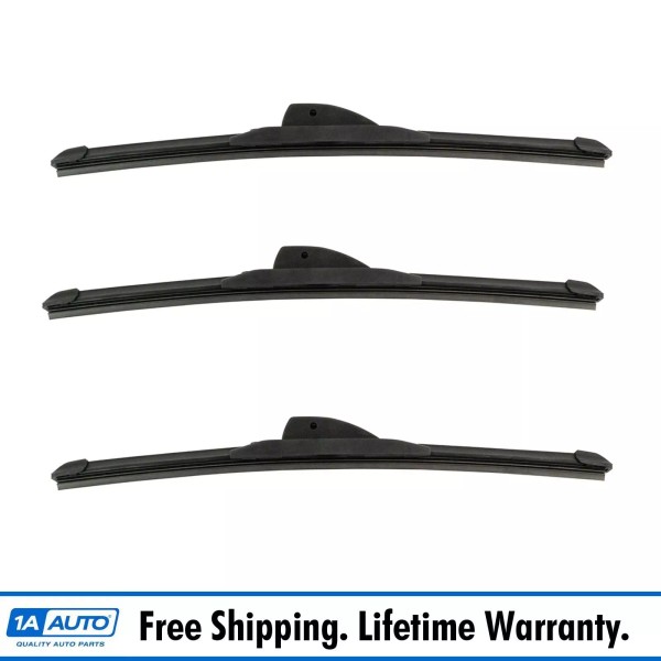Trico Tech Windshield Wiper Blade Front & Rear 3pc Set