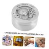 KOMBIUDA Fetal Hair Box Premium Keepsake Case for Memories Cute