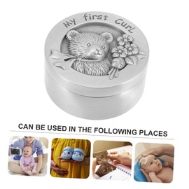 KOMBIUDA Fetal Hair Box Premium Keepsake Case for Memories Cute Design for and Practical Storage